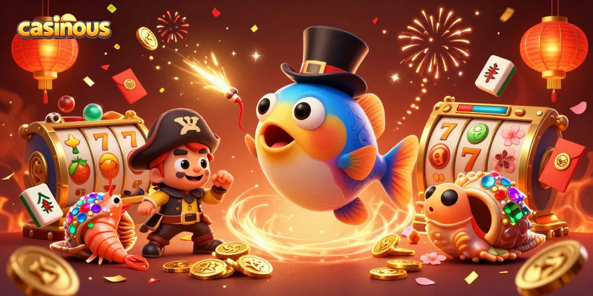 Let casinous players enjoy winning moments at the slots with a vibrant underwater scene.